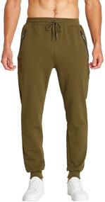 img 4 attached to 🏃 Ultimate Comfort and Functionality: Tansozer Lightweight Joggers Sweatpants with Pockets for Active Men's Clothing