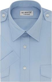 img 4 attached to Van Heusen Short Sleeve Aviator Men's Clothing in Shirts