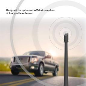 img 2 attached to 📡 Rydonair 7-inch Rubber Antenna Replacement for Ford F150 (2009-2021) - Optimized FM/AM Reception Compatible Antenna