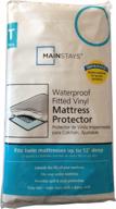 💦 high-performance waterproof twin vinyl mattress protector - 39 x 75 x 12 inches logo