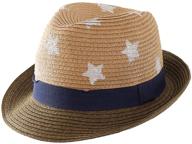 👒 llmoway kids summer straw hat for baby toddler boys - fedora beach sun hat - infant accessories logo