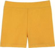 🩳 soft dance shorts for gymnastics & under skirts: lovetti girls' basic solid choice logo