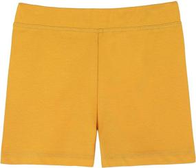 img 2 attached to 🩳 Soft Dance Shorts for Gymnastics & Under Skirts: Lovetti Girls' Basic Solid Choice