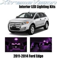 xtremevision interior led for ford edge 2011-2014 (10 pieces) pink interior led kit installation tool tool logo