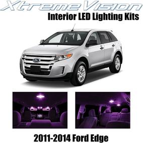 img 4 attached to Xtremevision Interior LED For Ford Edge 2011-2014 (10 Pieces) Pink Interior LED Kit Installation Tool Tool