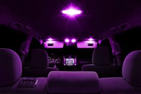 img 1 attached to Xtremevision Interior LED For Ford Edge 2011-2014 (10 Pieces) Pink Interior LED Kit Installation Tool Tool