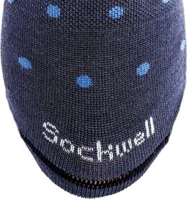 img 1 attached to 🧦 Comfortable Compression: Sockwell Women's On The Spot Moderate Compression Socks in Denim Blue (S/M)