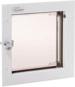 img 4 attached to 🚪 PlexiDor Performance Pet Doors for Dogs and Cats - White: The Ultimate Access Solution for Your Furry Friends