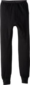 img 1 attached to 👖 Lightweight Double Layer Thermal Pants for Boys by Duofold