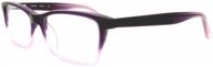 👓 purple multifocus reading glasses - sightline p310 petite fit, magnification 3.00 logo