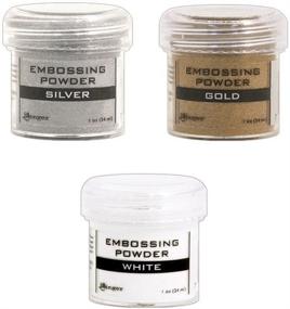 img 1 attached to 🌟 Lot of Ranger Embossing Powder: Gold, Silver, and White