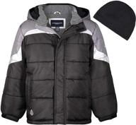 🧥 stylish and durable: london fog active puffer ripstop boys' clothing for any adventure! logo