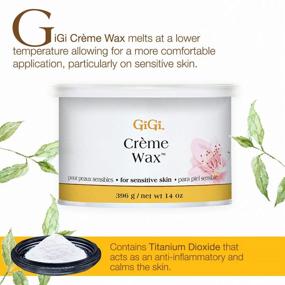 img 3 attached to Gentle and Soothing Creme Hair Removal Soft Wax by GiGi - Suitable for Extra Sensitive Skin - 14 oz, 1-pc