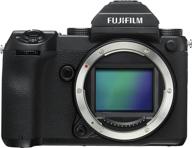 фотоаппарат fujifilm gfx 50s с сенсором 51.4 мп и беззеркальным корпусом среднего формата логотип