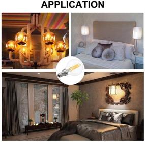 img 2 attached to 💡 Brighten Your Space with the Bonlux Candelabra Equivalent Chandelier Decoration