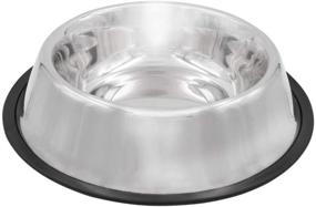 img 4 attached to 🐾 Fuzzy Puppy Pet Products Non-Skid Dish with Rubber Base