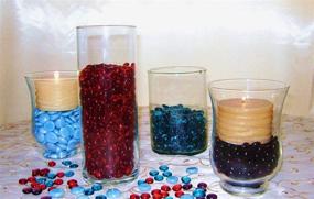 img 1 attached to 💎 Creative Stuff Glass Gems - 1lb Teal Vase Fillers - Sparkle and Decorate with Glass Gems