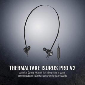 img 3 attached to Thermaltake ISURS Headset Black GHT IST ANIBBK 34