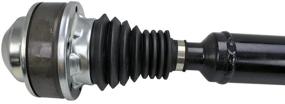 img 1 attached to 🚙 CRS N97627 Сборочный передний карданный вал для 1995-1996 года Jeep Grand Cherokee A.T. (длина 31 2/7") - прямая замена Cardone 65-9762