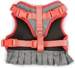 img 3 attached to 🐾 Stay Comfy in Style: MARTHA STEWART Tweed Adjustable Fit Comfort Dress Harness for Dogs