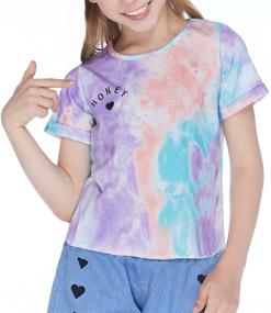 img 2 attached to Boyoo Sleeve Fashion Crewneck Rolled Girls' Clothing in Tops, Tees & Blouses