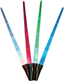 img 3 attached to 12 Pack of LED Assorted Colors Glow in the Dark Light Up Kids Light Sabers - Bulk Purchase!