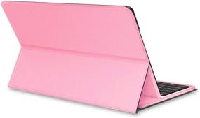 img 2 attached to 📱 RCA Viking Pro Tablet 10" Pink with Folio Keyboard, Multi-Touch Display, Android Go Edition