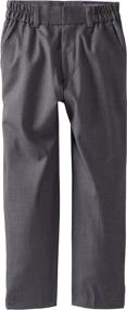 img 2 attached to 👖 Solid Charcoal Boys' Clothing by Isaac Michael Little Pants