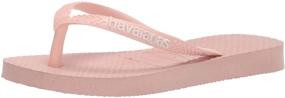 img 4 attached to 👣 Шлепанцы-сланцы Havaianas Unisex-Child Slim Logo Pop Up: стильная и удобная обувь для детей