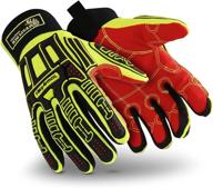 hexarmor lizard hi vis impact resistant gloves logo