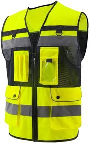 img 3 attached to OPLERAI Visibility Safety Reflective Pockets Occupational Health & Safety Products and Personal Protective Equipment