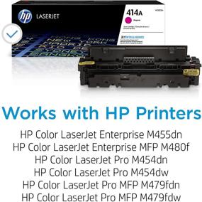 img 3 attached to 🔴 HP 414A Magenta Toner Cartridge - Compatible with HP Color LaserJet Pro M454/M479 Series