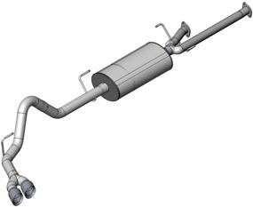 img 3 attached to CORSA 14577BLK Cat Back Exhaust System