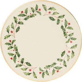 img 2 attached to Lenox Holiday 12 Piece Plate Set: Elegant Festive Dinnerware at $14.90 Only