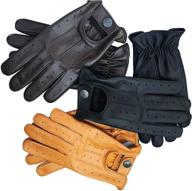 🧤 men's leather driving gloves - unlined accessories for optimal comfort and style logo