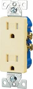 img 2 attached to 🔌 Enhanced Durability and Style: EATON TR1107A Resistant Decorator Receptacle