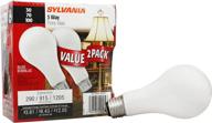💡 sylvania incandescent 3-way medium base bulb with 3 contacts logo