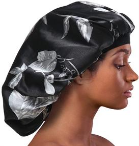 img 3 attached to 🌙 Enhanced Double Layer Silky Satin Bonnet for Maximum Care in Extra Large Size