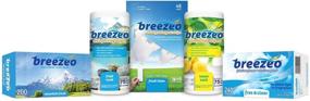 img 1 attached to 🏔️ Breezeo Fabric Softener Dryer Sheets: Mountain Fresh Scent - 200 Count - Soften and Freshen Your Laundry Effortlessly!