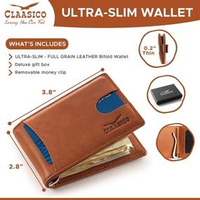 img 2 attached to Ultimate Travel Companion: Leather Wallet Holder for Men - Ideal Accessories for Wallets, Card Cases & Money Organizers