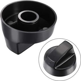 img 1 attached to 4-Pack Black Oven/Stove/Range Control Knobs Replacement with 12 Adapters