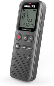 img 1 attached to Philips DVT1110 Digital VoiceTracer Audio Recorder: Capturing Precise Notes, 4 GB Storage, PC Connectivity, Grey