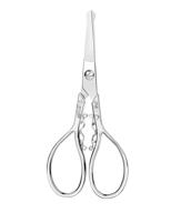 💅 gemice premium stainless steel manicure beauty grooming kit - rounded tip scissors for nails, eyebrows, eyelashes, cuticles, pedicure, dry skin & nose hair logo