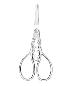 img 4 attached to 💅 Gemice Premium Stainless Steel Manicure Beauty Grooming Kit - Rounded Tip Scissors for Nails, Eyebrows, Eyelashes, Cuticles, Pedicure, Dry Skin & Nose Hair