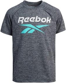 img 1 attached to 👕 Футболки Reebok для мальчиков с быстрой сушкой и высокой спортивной производительностью: оставайтесь прохладными и комфортными с этим набором из 2-х футболок!