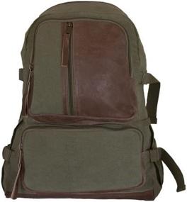 img 3 attached to Fox Outdoor Products Vintage Rucksack Backpacks for Hiking Daypacks