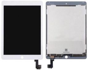 img 1 attached to iPad Air 2 A1566 A1567 LCD Display Touch Screen Digitizer Assembly - White