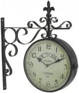 🕰️ vintage reproduction of upper deck clock at victoria station railway station, london logo