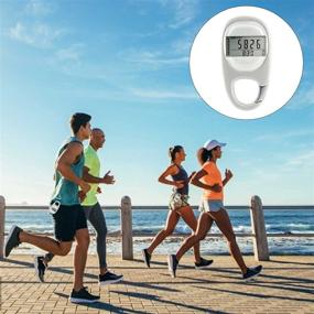 img 2 attached to 🚶 Gzvxuny 3D Walking Distance Pedometer: A Portable Clip-On Pedometer for Accurate Fitness Tracking of Walking Distance, Exercise, and Calorie Burn - Ideal for Men and Women