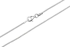 img 2 attached to Stylish Sterling Silver Wheat or Gold-Plated Rolo Chain for Girls, Teens, and Women